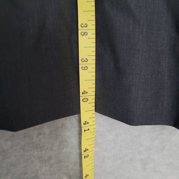 Ann Taylor Womens Tropical Wool Belted Notched Collar Dress Size 10 Charcoal NWT - Picture 11 of 12